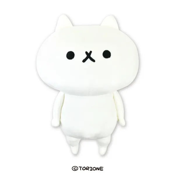 吾輩は猫です。BIGぬいぐるみ(画像)