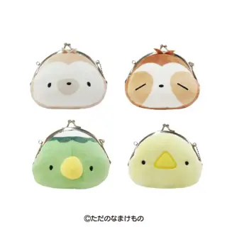 ただのなまけもの がま口財布の画像