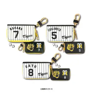 阪神タイガース キーリング付きコインケース2026の画像