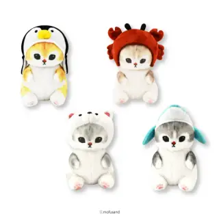 mofusand 海の生き物にゃん ぬいぐるみの画像