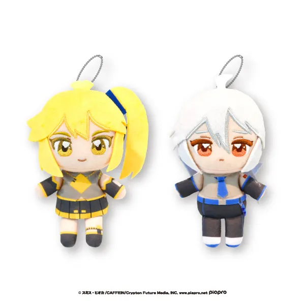 亞北ネル&弱音ハク ぬいぷりけおすわり(画像)