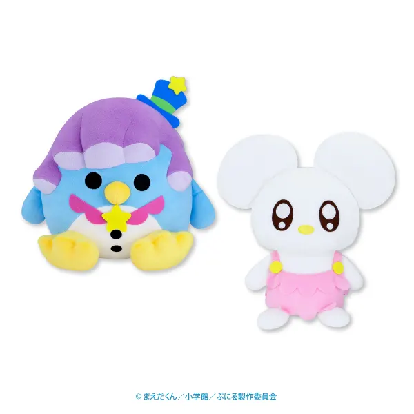 ぷにるはかわいいスライムBIGぬいぐるみ~昔の姿のかわいいぷにる&キュティちゃん~(画像)
