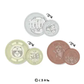 仕事猫 硬貨クッションの画像