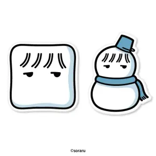 そらる はんぺんくんフロアマットの画像