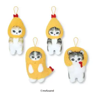 mofusand えびにゃん マスコットぬいぐるみの画像