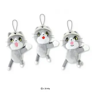 仕事猫 ぬいぐるみクリップの画像