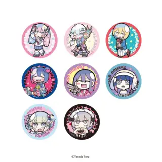 てきとう女子。 Φ75mm缶バッジの画像