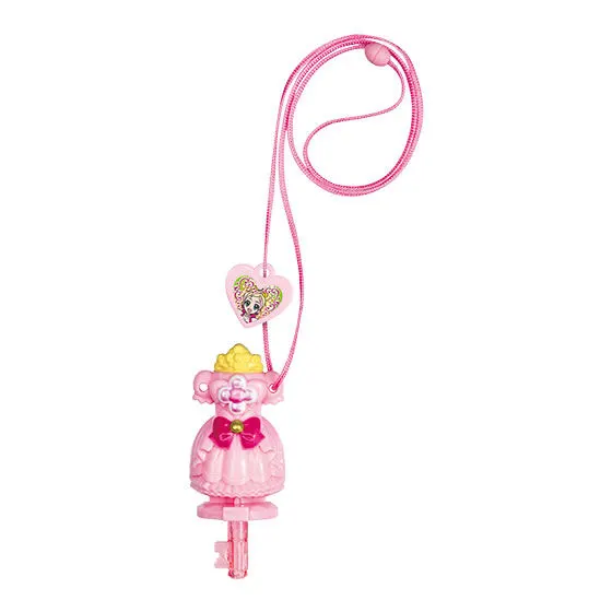 プリンセスプリキュア!ドレスアップキーネックレス 変身ドレスアップキーネックレス キュアフローラ