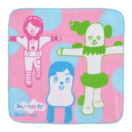 みいつけた！ オイ～ッス！ナイスなグッズ ハンドタオル コッシー・スイちゃん・サボさんver.