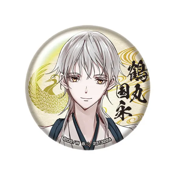 刀剣乱舞-ONLINE- カプセル缶バッジコレクション～内番篇～〈其の一〉 鶴丸国永