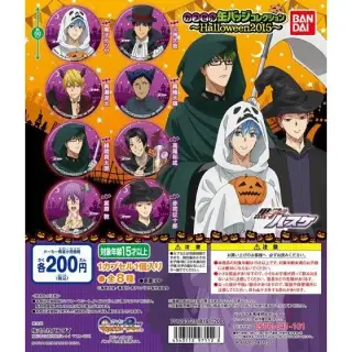 黒子のバスケ カプセル缶バッジ in Halloween2の画像