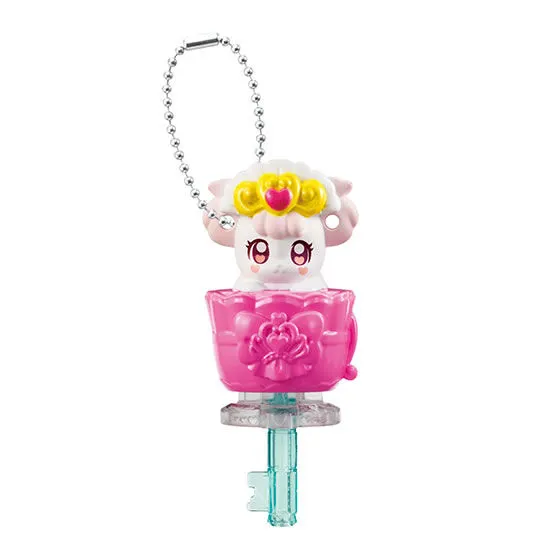 Go!プリンセスプリキュア プリンセスドレスアップキーキーチェーン オリジナルドレスアップキーパフ&ティーカップ