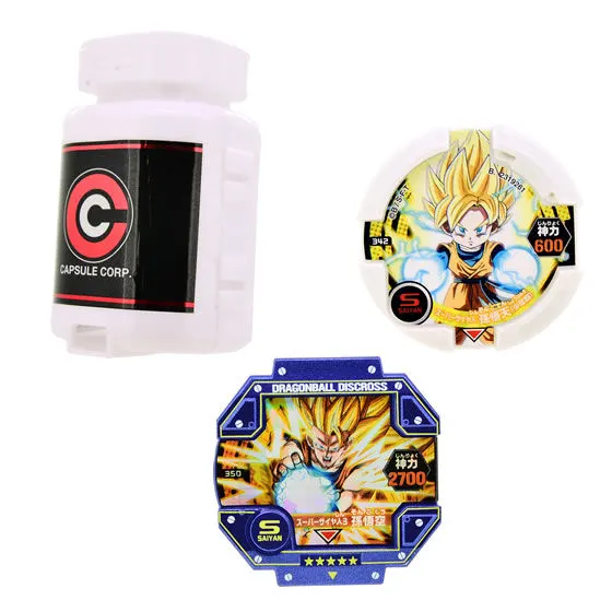 ドラゴンボールディスクロスケース01 スーパーサイヤ人 孫悟天(少年期)&スーパーサイヤ人3 孫悟空