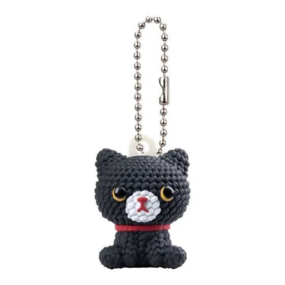 アニコラ　にゃんこらいふ ねこの編みぐるみ(黒)