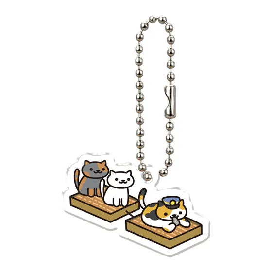 かばんにつけてねこあつめ 電車ごっこ