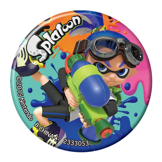スプラトゥーン イカした缶バッジコレクション ボーイ(ブルー)