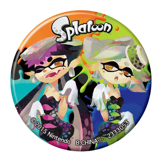 スプラトゥーン イカした缶バッジコレクション シオカラーズ(アオリ&ホタル)