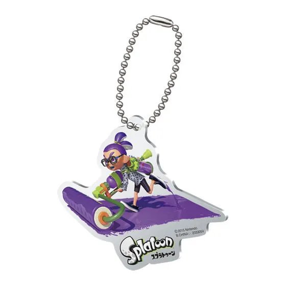 スプラトゥーン イカしたインクリングプレートスイング ボーイ(パープル)