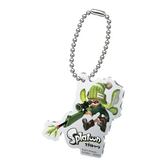 スプラトゥーン イカしたインクリングプレートスイング ガール(ライムグリーン)