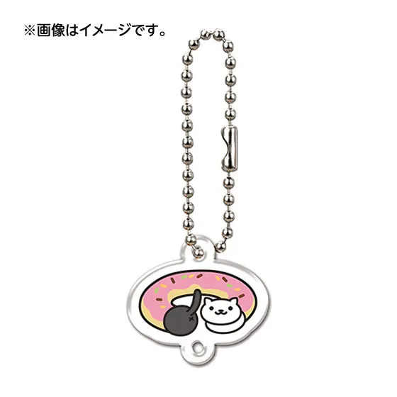 たべものグッズでねこあつめ しろねこさん・くろねこさん&ドーナツトンネル