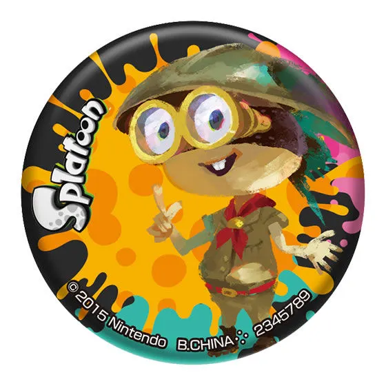 スプラトゥーン　イカした缶バッジコレクション2 ブキチ