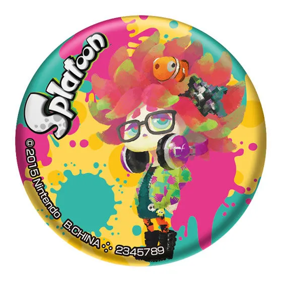 スプラトゥーン　イカした缶バッジコレクション2 アネモ
