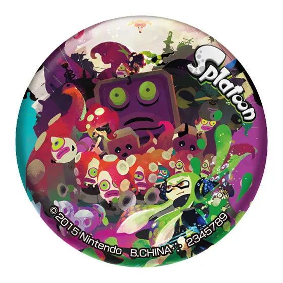スプラトゥーン　イカした缶バッジコレクション2 タコだらけ
