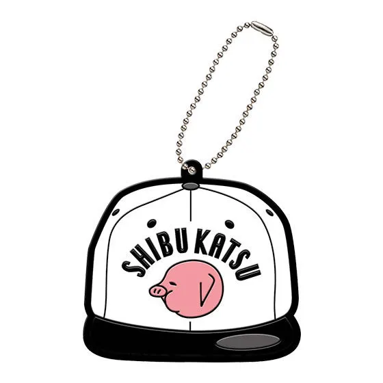 とんかつDJアゲ太郎 カプセルラバーマスコット しぶかつキャップ