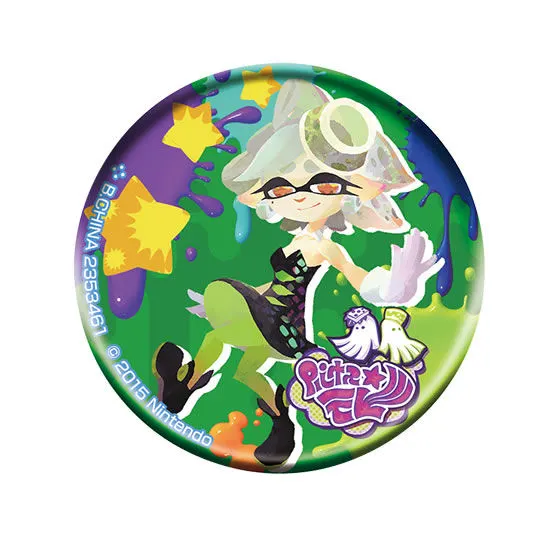 スプラトゥーン イカしたブロマイド缶バッジfeat.シオカラーズ ホタルA