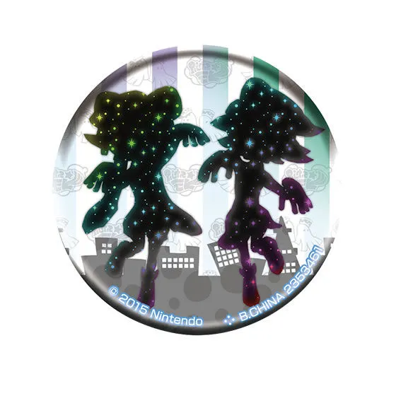 スプラトゥーン イカしたブロマイド缶バッジfeat.シオカラーズ アオリ&ホタルC