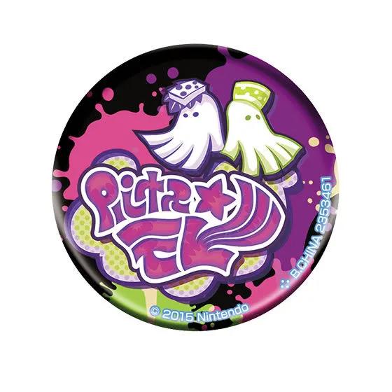 スプラトゥーン イカしたブロマイド缶バッジfeat.シオカラーズ シオカラーズロゴ