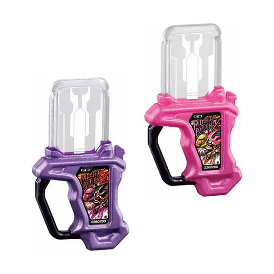 仮面ライダーエグゼイド　なりきり仮面ライダーエグゼイド01 ミニミニライダーガシャットセット　マイティアクションＸガシャット＆プロトマイティアクションＸガシャット