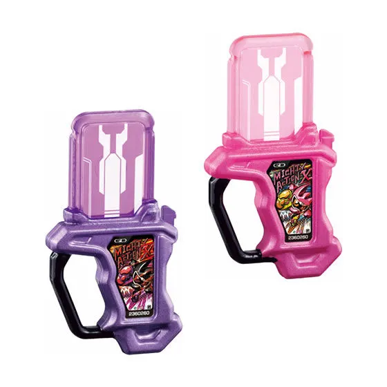 仮面ライダーエグゼイド　なりきり仮面ライダーエグゼイド01 ミニミニライダーガシャットセット　マイティアクションＸガシャット起動ver＆プロトマイティアクションＸガシャット起動ver