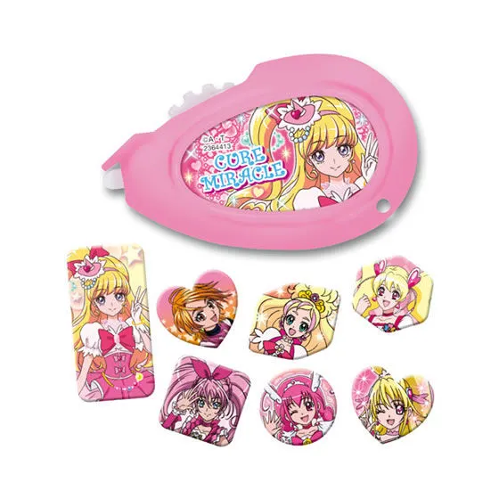 プリキュアオールスターズ　プリキュアくるぺたシール キュアミラクルセット
