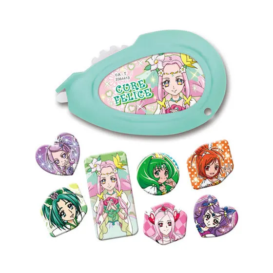 プリキュアオールスターズ　プリキュアくるぺたシール キュアフェリーチェセット