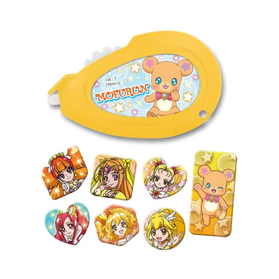 プリキュアオールスターズ　プリキュアくるぺたシール モフルンセット