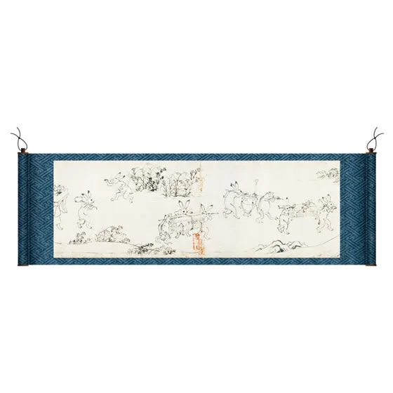 鳥獣戯画 絵巻物風ミニたぺすとりぃ 其ノ二