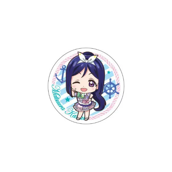 ラブライブ!サンシャイン!! かぷりるずバッジ 松浦 果南