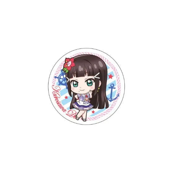 ラブライブ!サンシャイン!! かぷりるずバッジ 黒澤 ダイヤ