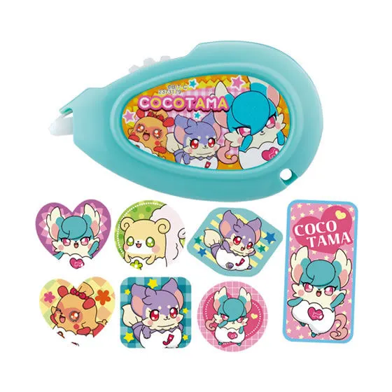 かみさまみならい ヒミツのここたま　ここたまくるペタシール ビビットセット