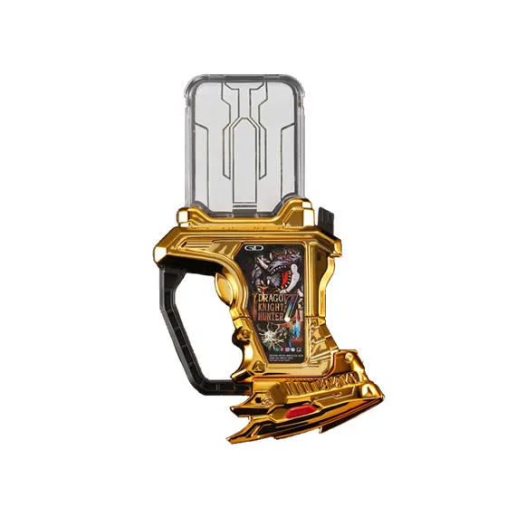 仮面ライダーエグゼイド　ガシャポンサウンドライダーガシャット03 ドラゴナイトハンターZガシャット（ピカピカゴールドメッキVer.）