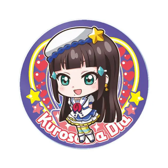 ラブライブ!サンシャイン!! かぷりるずバッジ02 黒澤 ダイヤ