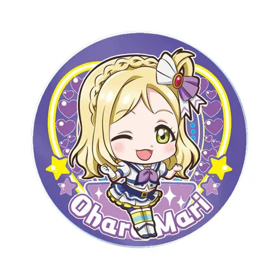 ラブライブ!サンシャイン!! かぷりるずバッジ02 小原 鞠莉