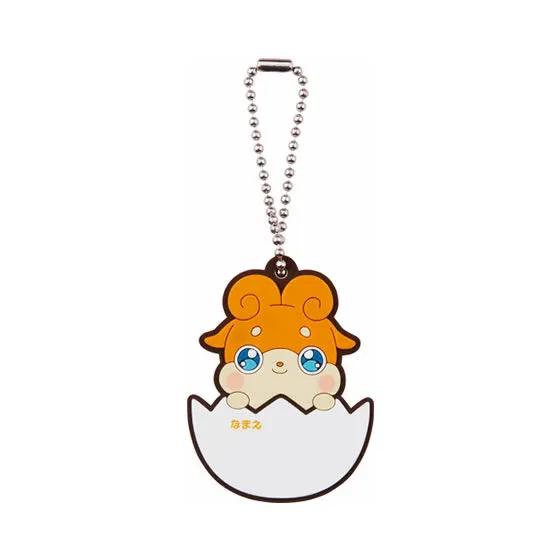 かみさまみならい ヒミツのここたま　ここたまカプセルグッズ ラキたまラバーネームタグ