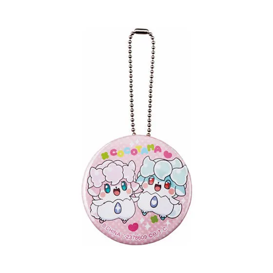 かみさまみならい ヒミツのここたま　ここたまカプセルグッズ 缶ミラーサリーヌ＆パリーヌ
