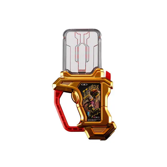 仮面ライダーエグゼイド　ガシャポンサウンドライダーガシャット05 ジュージューバーガーガシャット（ピカピカバーガーメッキver.）