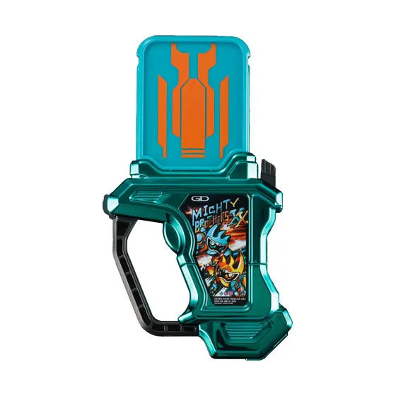 仮面ライダーエグゼイド ガシャポンサウンドライダーガシャット07 マイティブラザーズXXガシャット(レベルX ver)(ピカピカグリーンバージョン)
