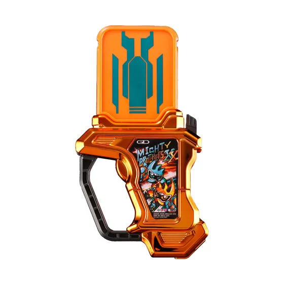 仮面ライダーエグゼイド ガシャポンサウンドライダーガシャット07 マイティブラザーズXXガシャット(レベルXX ver)(ピカピカオレンジバージョン)