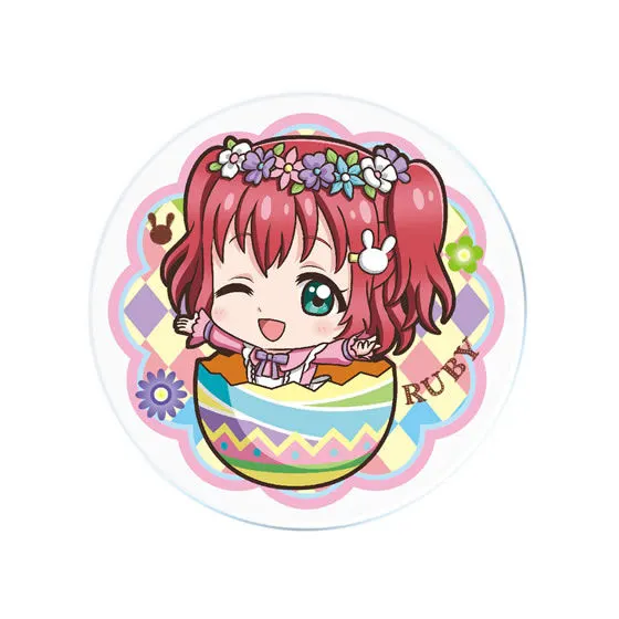 ラブライブ!サンシャイン!! かぷりるずバッジ3 黒澤 ルビィ