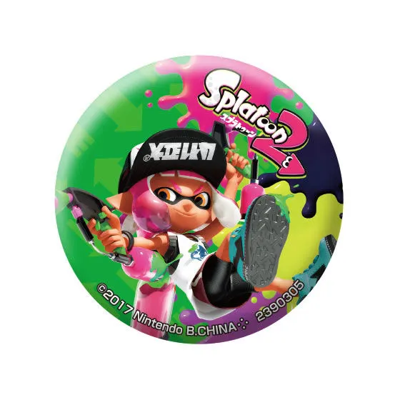 スプラトゥーン2 イカしたブロマイド缶バッジコレクション ガール(ネオンピンク)